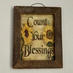 Rustic Sunflower Sign